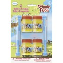 4 WINNIE POOH BUBBLE BOTTLES