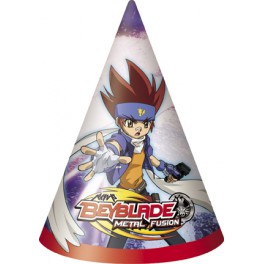 8 BEYBLADE PARTY HATS