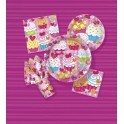 8 CUPCAKE HEARTS 9" PLATES