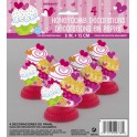 4 CUPCK HEARTS MINI HONEYCOMBS