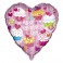 18"PKG CUPCAKE VALENT HRT FOIL