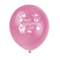 8 12" CUPCAKE HEARTS BLLN 1S