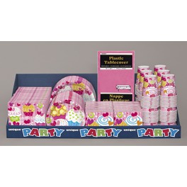 CUPCAKE HEARTS XS DISP 93PCS