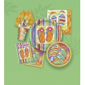 8 FLIP FLOP FUN 9" PLATES