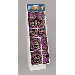 MARDI GRAS BEADS T DISPL 148PC