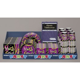 MARDI GRAS BEADS XS DISP 93PCS