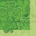 20 ST PATS CLOVER LUNCH NAPKIN