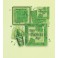 8 ST PATS CLOVER 9" SQR PLTES