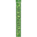 ST PATS CLOVER FOIL BANNR 12FT