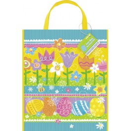 SPRING EGGS TOTE BAG 11"X13"