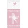 DOVE CROSS PINK TABLECOVR PLAS