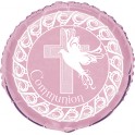 18" PKG CROSS PNK COMM FOIL BL
