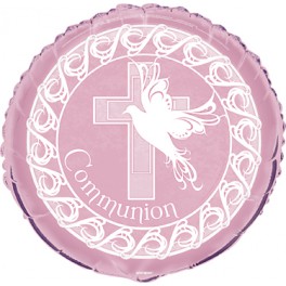 18" PKG CROSS PNK COMM FOIL BL