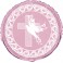 18'' BULK DOVE CROSS PINK FOIL