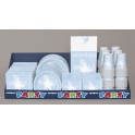 DOVE CROSS BLUE X DISPLAY 93PC