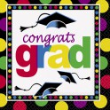 16 GRAD SPARK LUNCH NAPKINS