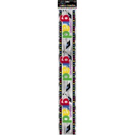 GRAD SPARK FOIL BANNER 12FT