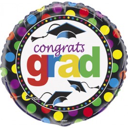 18" PKG GRAD SPARK FOIL BLLN
