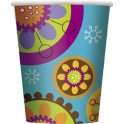 8 SWANKY COLORS  9 OZ CUPS