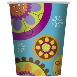 8 SWANKY COLORS  9 OZ CUPS