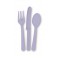 18 ASST CUTLERY LAVENDER