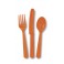 18 ASST CUTLERY PMPKN ORANGE