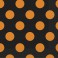 16 ORNG/BLCK DOTS BEV NAP
