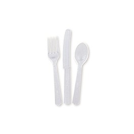 24 ASST CUTLERY-CLEAR (PZ)