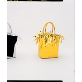 MINI GIFTBG BLN WT- GOLD