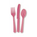 24 ASST CUTLERY-HOT PINK (PZ)