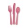 24 ASST CUTLERY-HOT PINK (PZ)