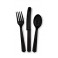 24 ASST CUTLERY - BLACK (PZ)