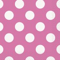 40 HOT PINK DOT BEV NAPS PZ