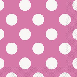 40 HOT PINK DOT BEV NAPS PZ