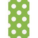 40 LIME GRN DOT GUEST NAPS PZ
