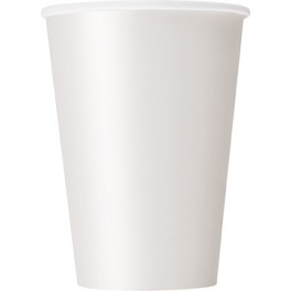 10 BRIGHT WHITE 12 OZ CUPS
