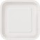 14 BRIGHT WHITE 9" SQUARE PLTS