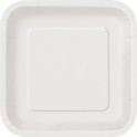16 BRIGHT WHITE 7" SQUARE PLTE