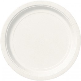 16 BRIGHT WHITE 9" PLATES