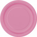 16 HOT PINK 9" PLATES