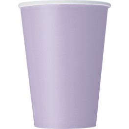 10 LAVENDER 12 OZ CUPS