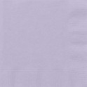 20 LAVENDER BEVERAGE NAPKINS