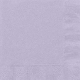 20 LAVENDER BEVERAGE NAPKINS