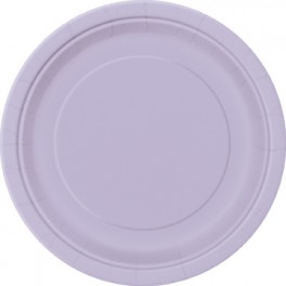 8 LAVENDER 9'' PLATES