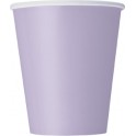 8 LAVENDER 9 OZ CUPS