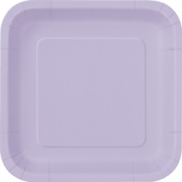 16 LAVENDER 7" SQUARE PLTE