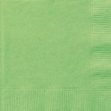 20 LIME GREEN LUNCH NAPKINS