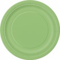 8 LIME GREEN 7'' PLATES