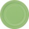 8 LIME GREEN 7'' PLATES