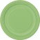 8 LIME GREEN 9'' PLATES